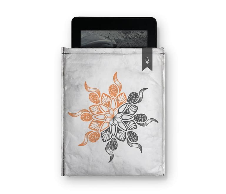 dobra - Capa Kindle - orange flower