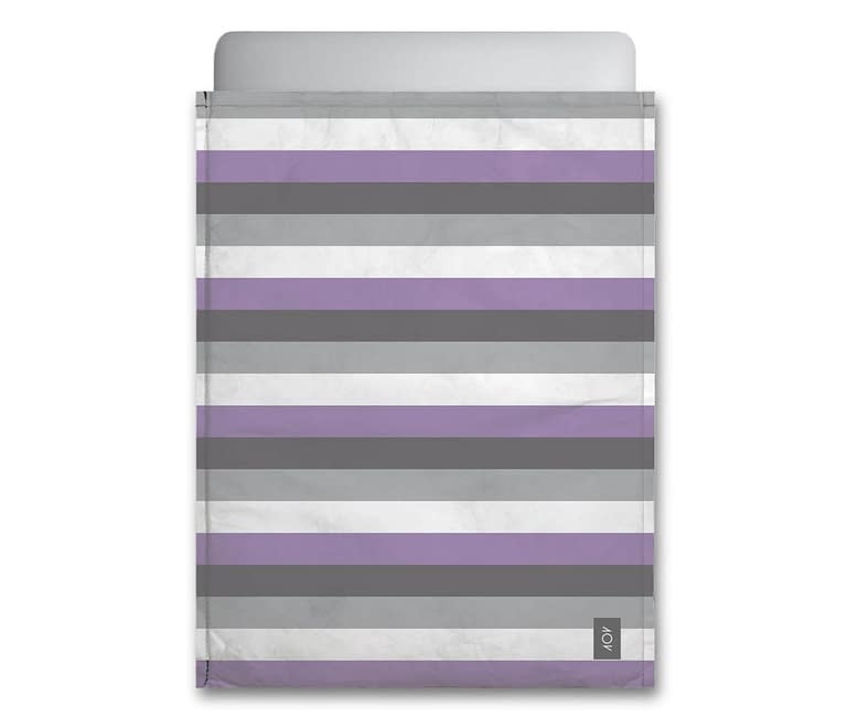 dobra - Capa Notebook - Bandeira Assexual