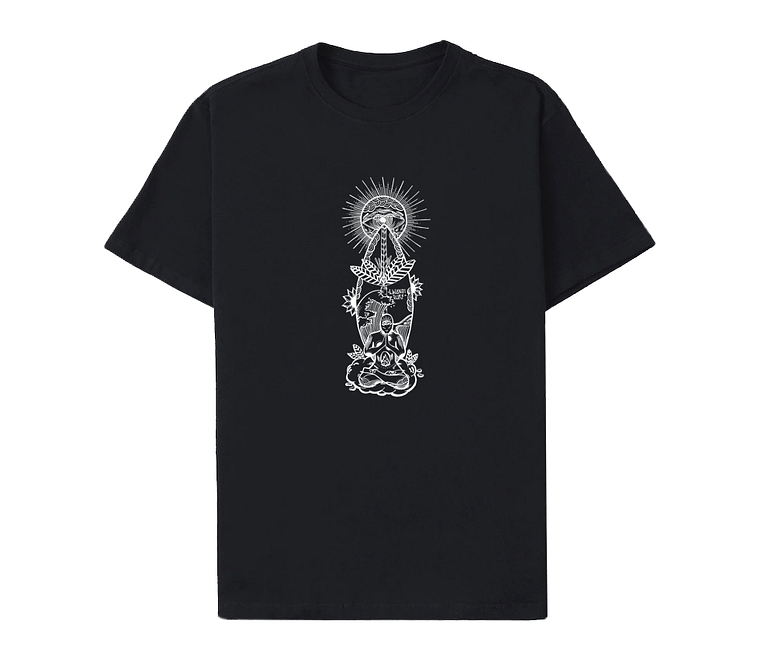 dobra - Camiseta Estampada - surf artistico preto