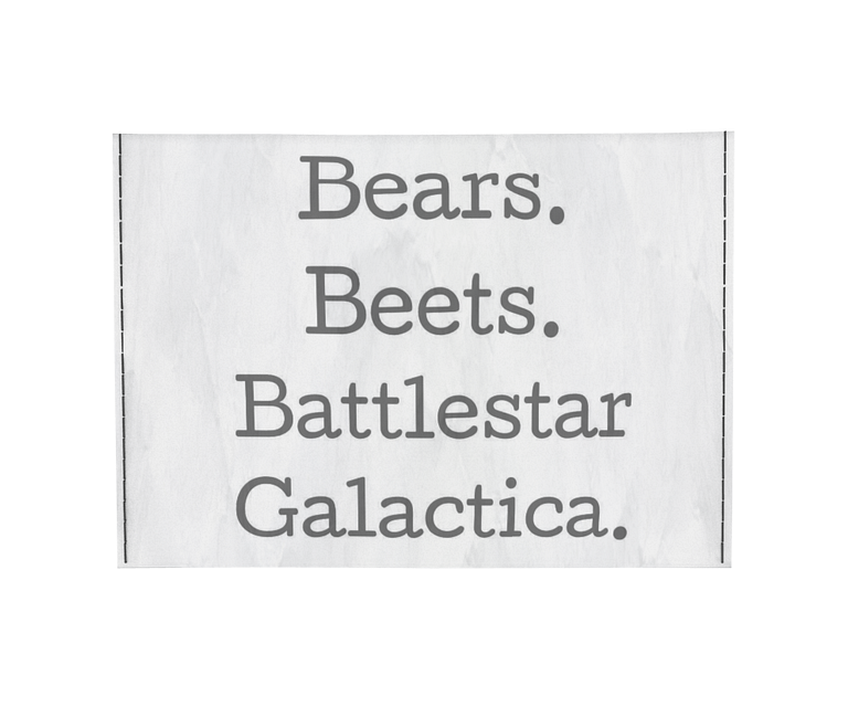 dobra - Porta Cartão - The Office - Bears Beets Battlestar Gallactica