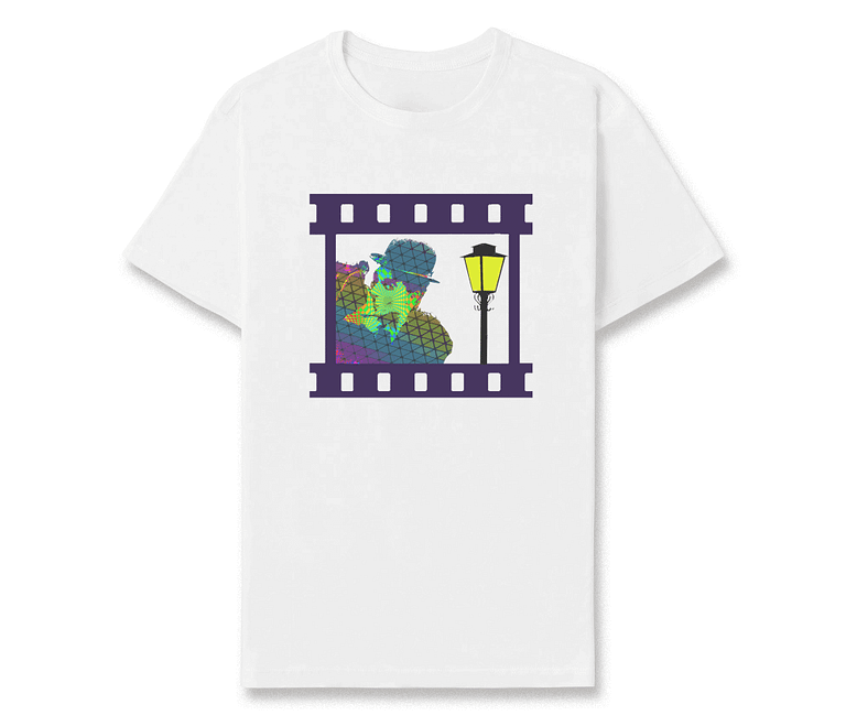 dobra - Camiseta Estampada - Arte Urbana - Chaplin